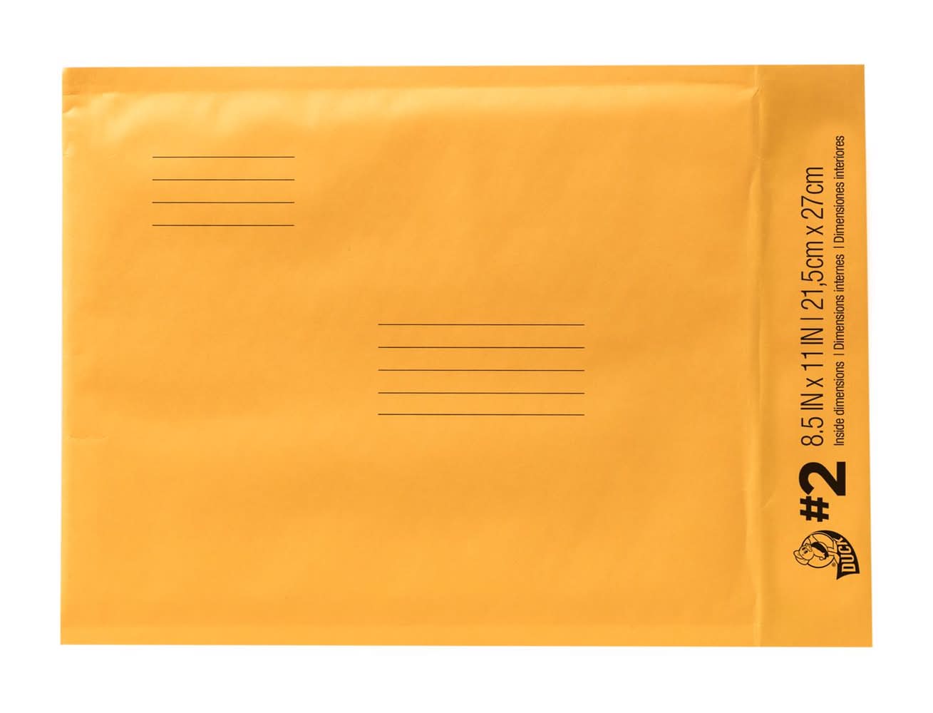 Duck 8.5 In. W X 11 In. L No. 2 Beige Padded Envelope 1 Pk