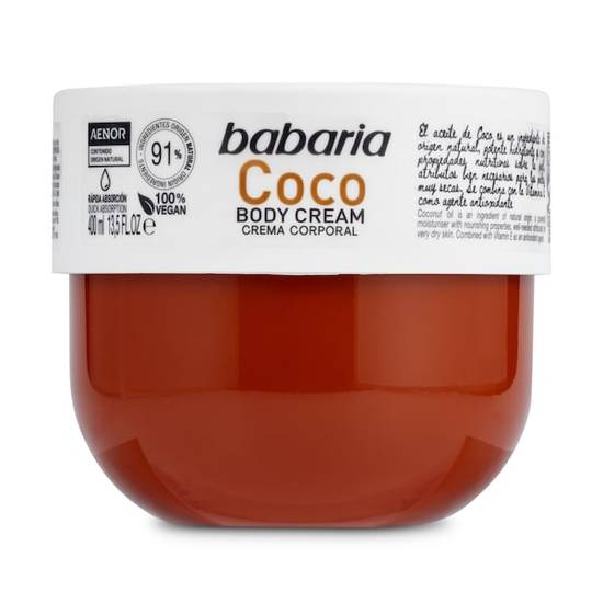 Crema Corporal Coco Babaria Bote (400 ml)