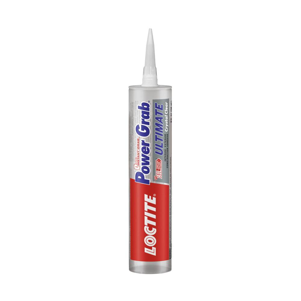 LOCTITE Power Grab Polymer-based Clear Multi-use Interior/Exterior Construction Adhesive (9-Fluid Oz) | 2442595