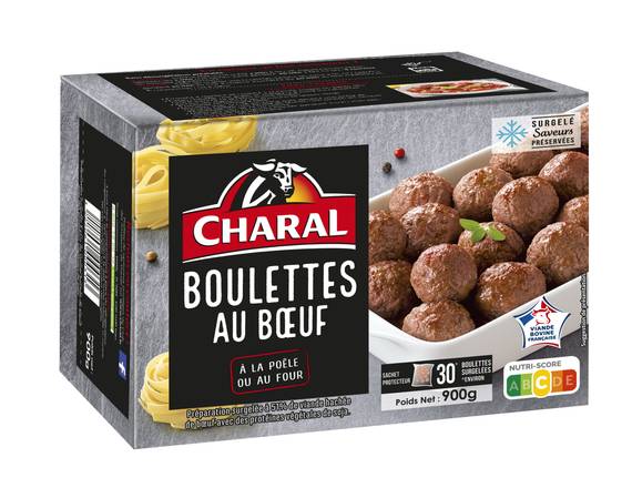 Charal - Boulettes au bœuf (30 pièces)