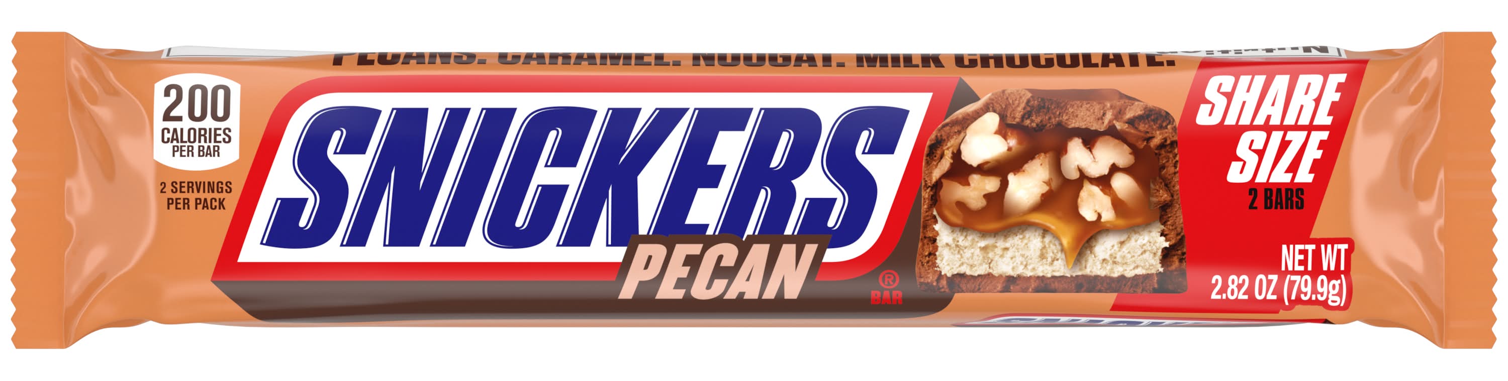Snickers Pecan Snack Bar Share Size (2.82 oz, 2 ct)