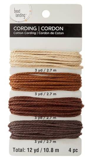 Waxed Cotton Cording By Bead Landing