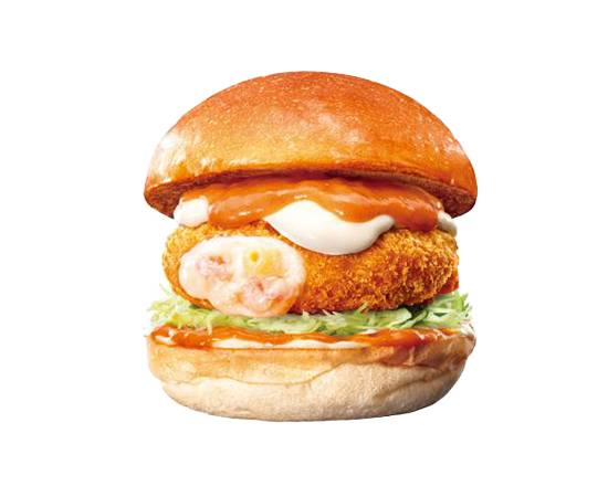 【単品】ビスク えびグラタンバーガー Bisque and Cheese Shrimp Gratin Croquette Burger