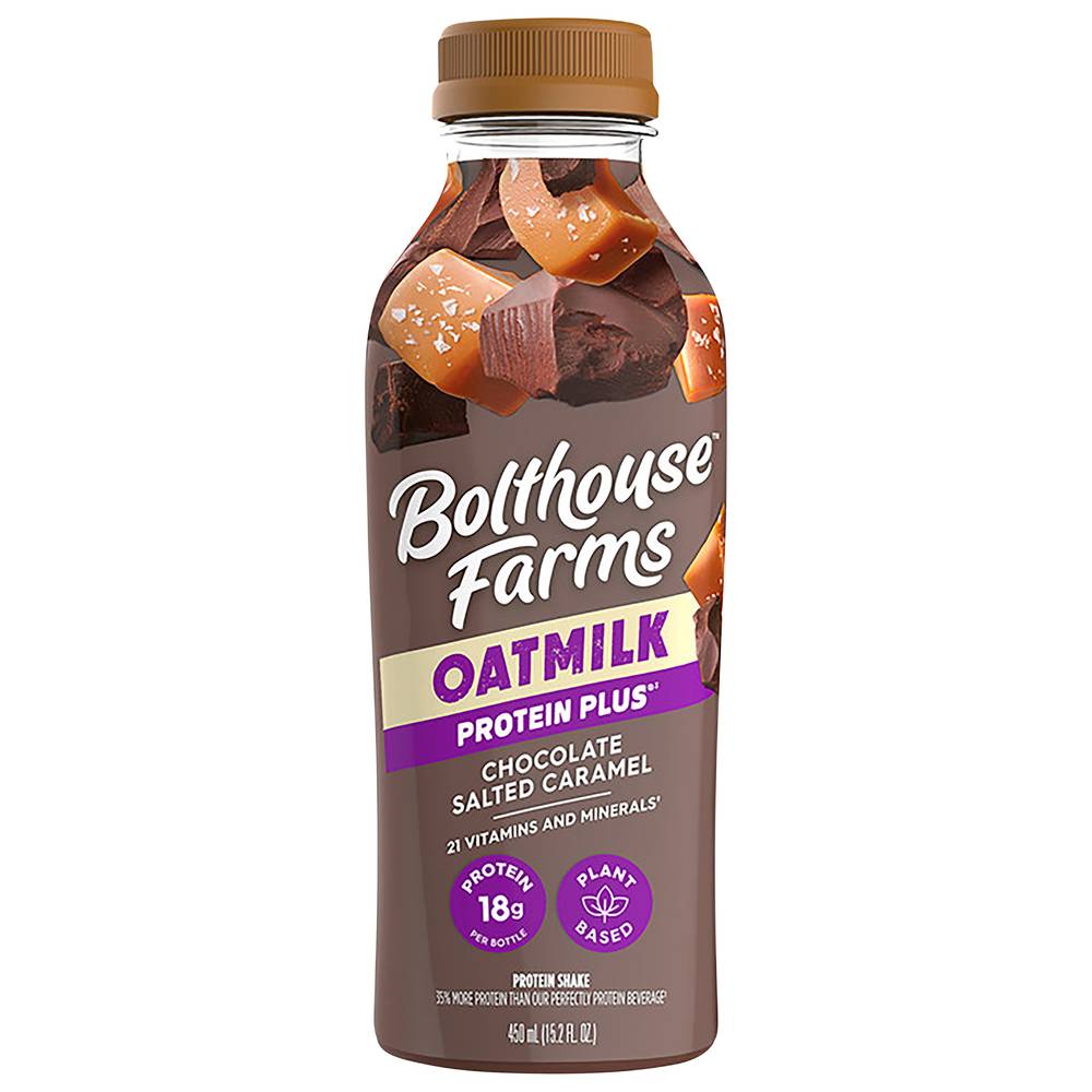 Bolthouse Farms Protein Plus Oatmilk Protein Shake (15.2 fl oz) (chocolate salted caramel)