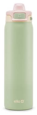 Ello Pop & Fill Stainless Steel Water Bottle 22 oz, Mint