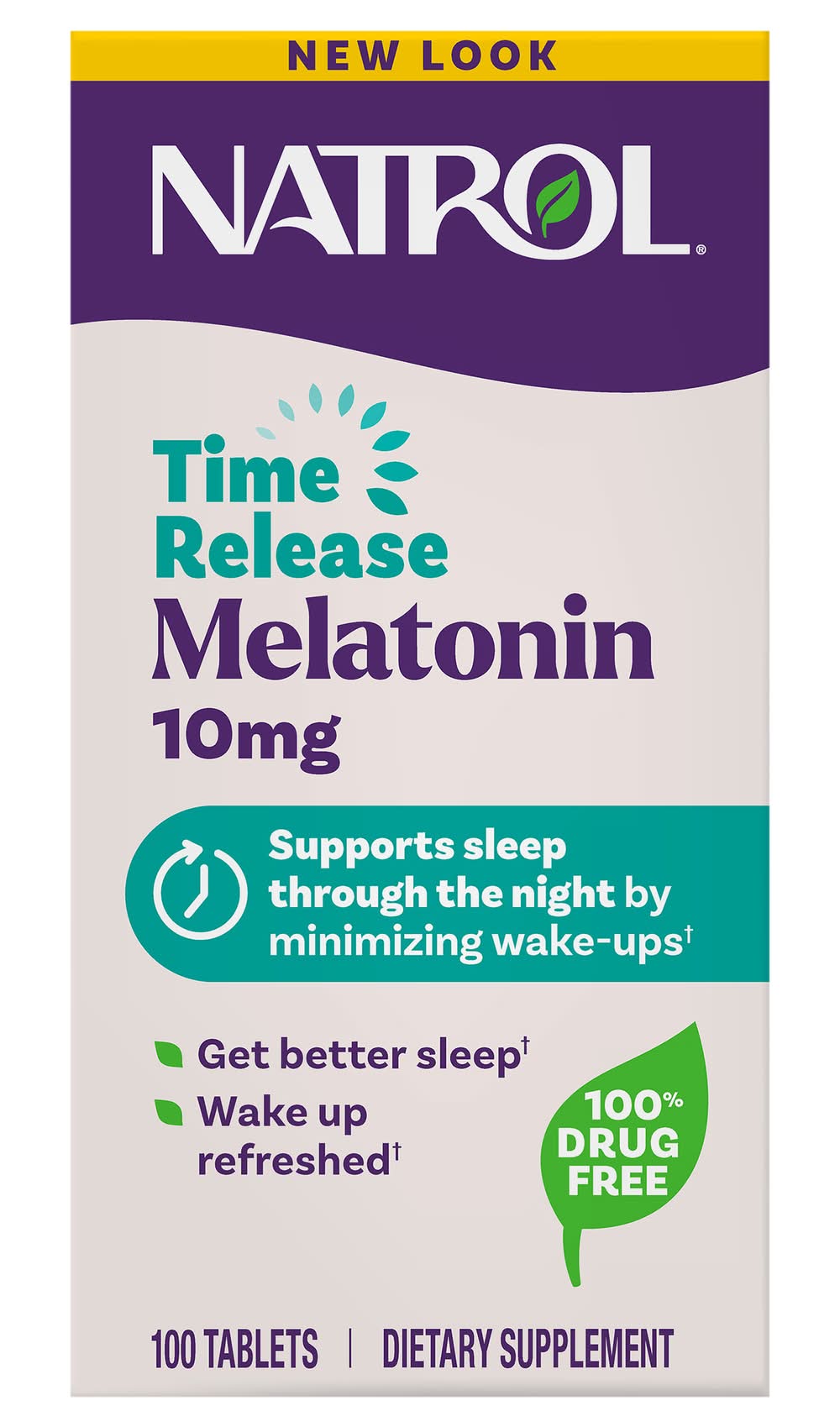 Natrol Value Size Tablets Advanced Sleep 10 mg Maximum Strength Melatonin (2.05 oz)