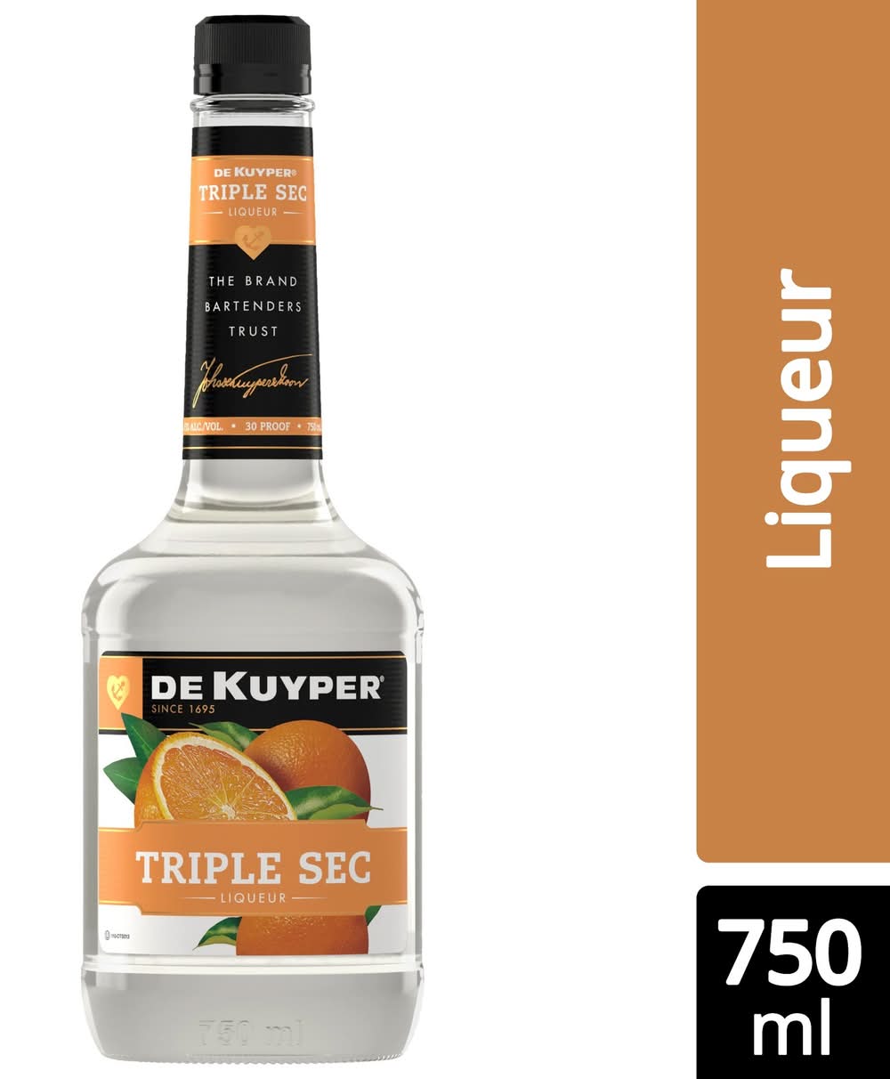 DeKuyper Triple Sec Liquor, Orange (750 ml)