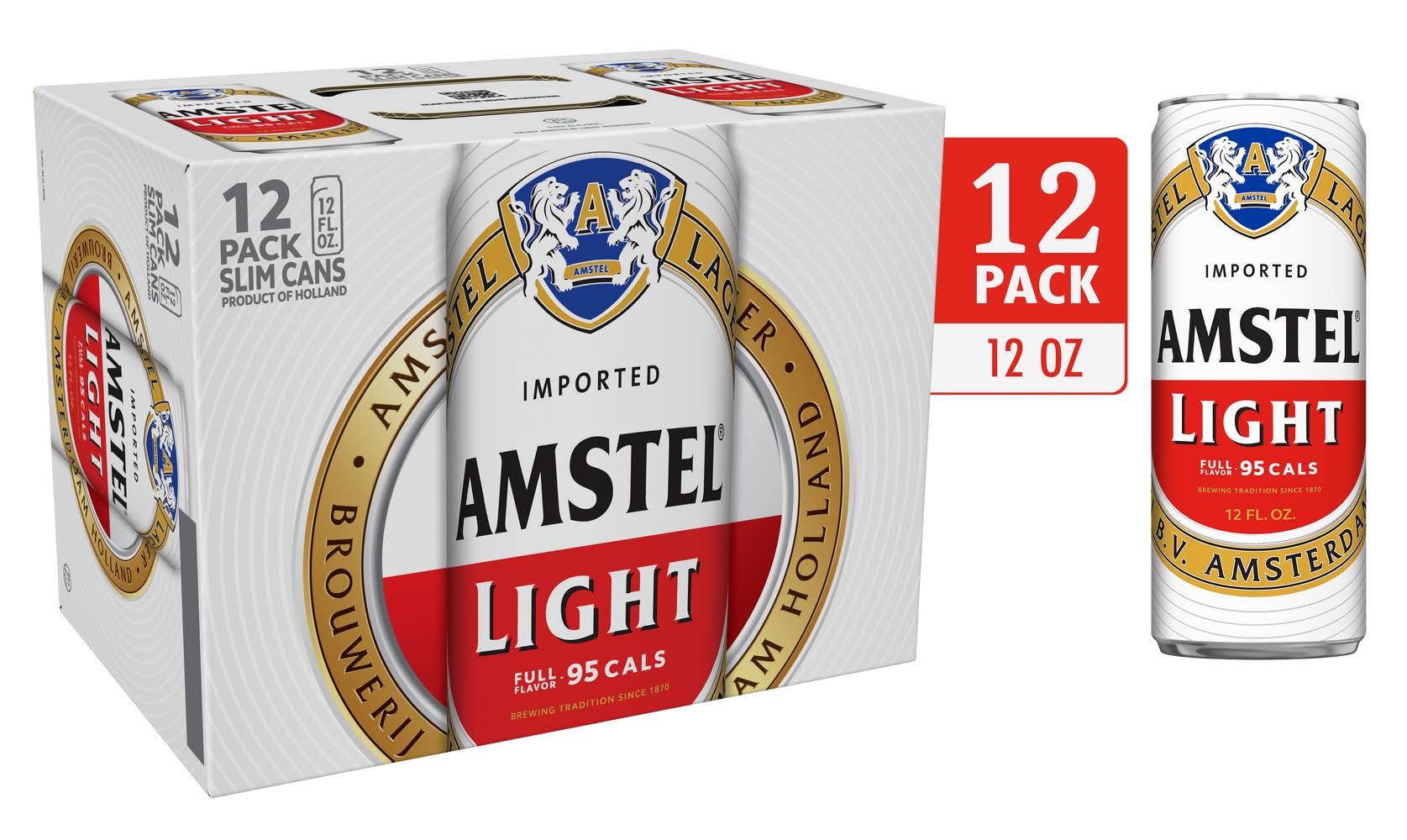 Amstel Lager Beer (12 x 12 fl oz)