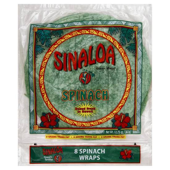 Sinaloa Hawaii Wraps Spinach Tortillas (12.8 oz)