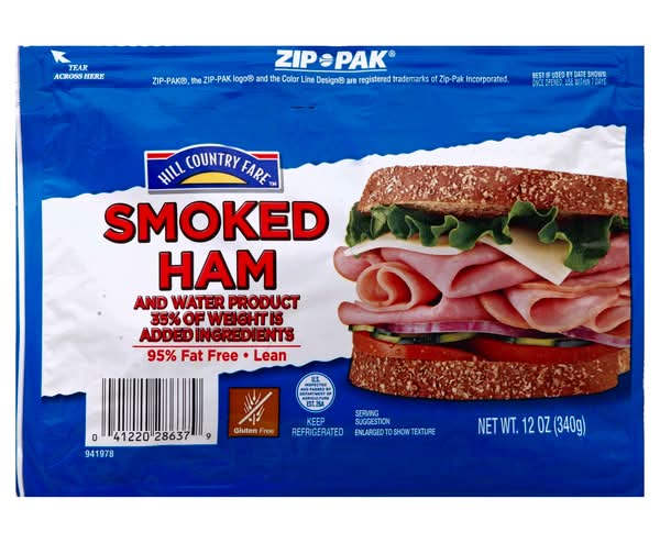 Hill Country Fare · Jamón ahumado (340 g)