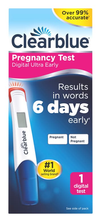 Clearblue test de grossesse digital ultra précoce - pregnancy test digital ultra early