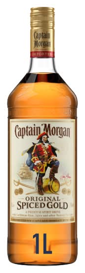 Captain Morgan Caribbean Original Spiced Rum (1L)