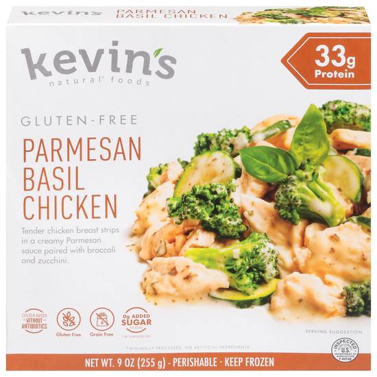 Kevin's Natural Foods Frozen Meal (parmesan basil chicken)