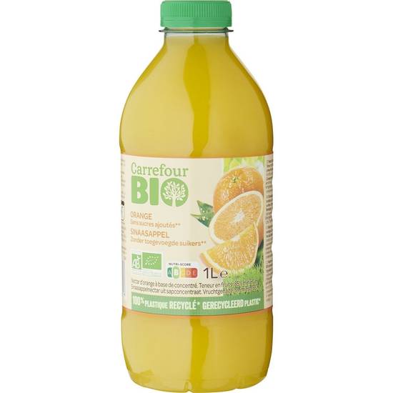 Carrefour Bio - Jus d'orange bio sans sucres ajoutés (1 L)