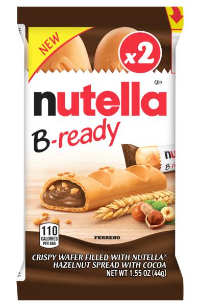 Nutella B-Ready Crispy Wafer 2ct