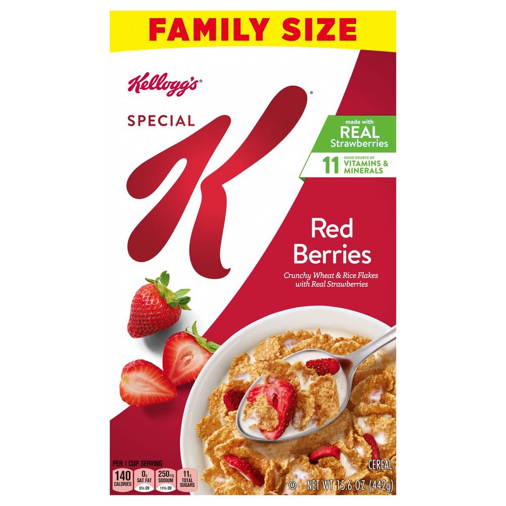 Special K Kellogg's Breakfast Cereal, Red Berries (15.6 oz)