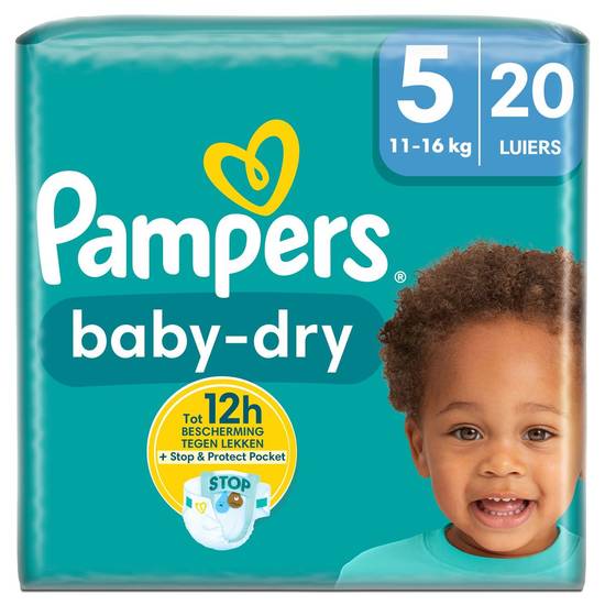 Pampers Baby-Dry Maat 5, 20 Luiers