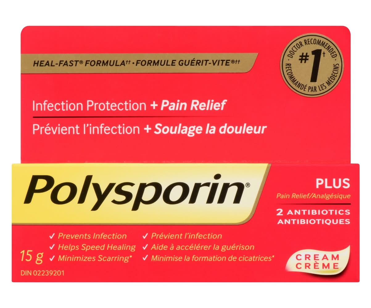 Polysporin Pain Relief Analgesic Cream (15 g)