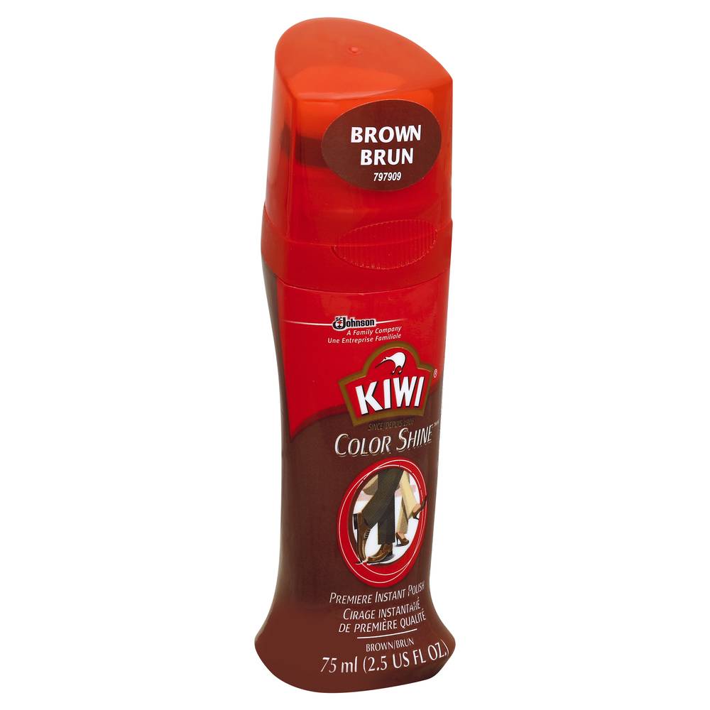 KIWI Premiere Brown Instant Polish