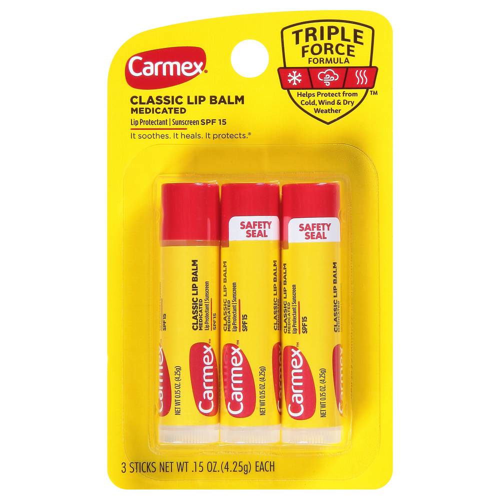 Carmex Medicated Sunscreen Spf 15 Classic Lip Balm (0.15 oz)