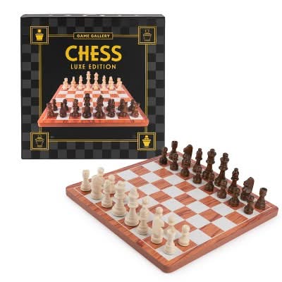 Game Gallery Wood Chess Set Luxe Edition (34 ct)