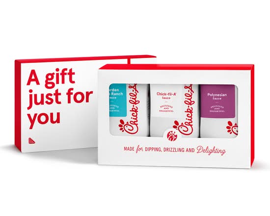 Signature Sauce Set: Chick-fil-A® Sauce, Garden Herb Ranch, and Polynesian