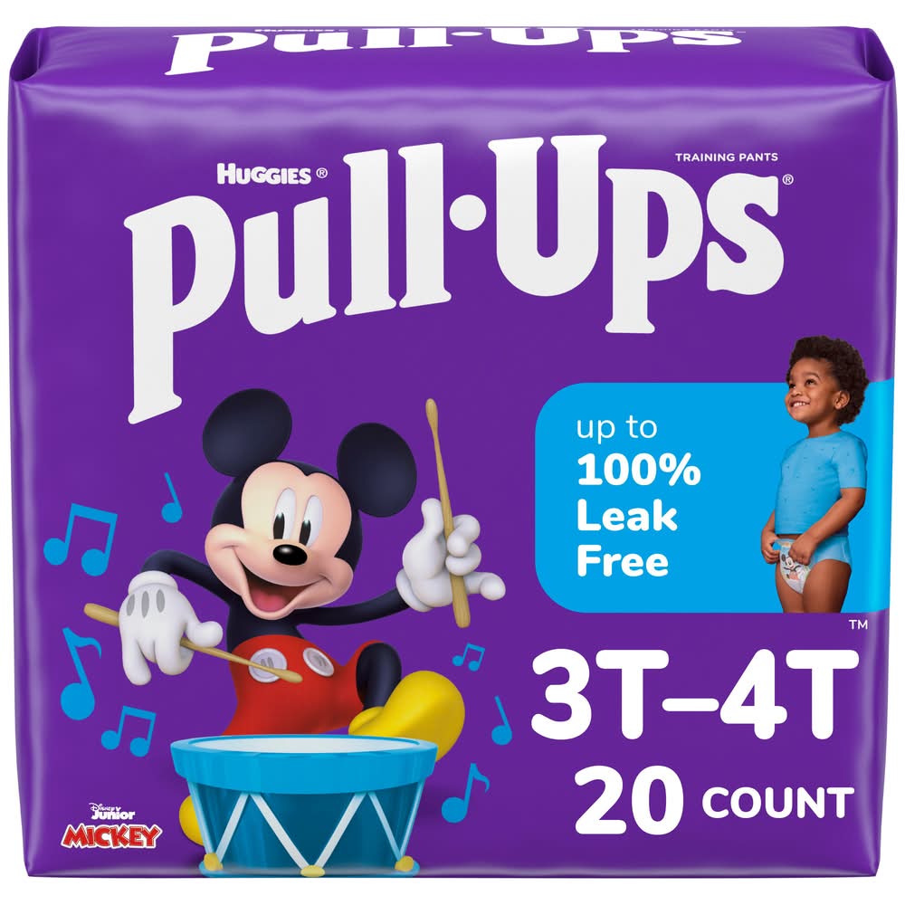 Huggies Pull-Ups Boys Potty Training Pants, 3T-4T (20 ct)