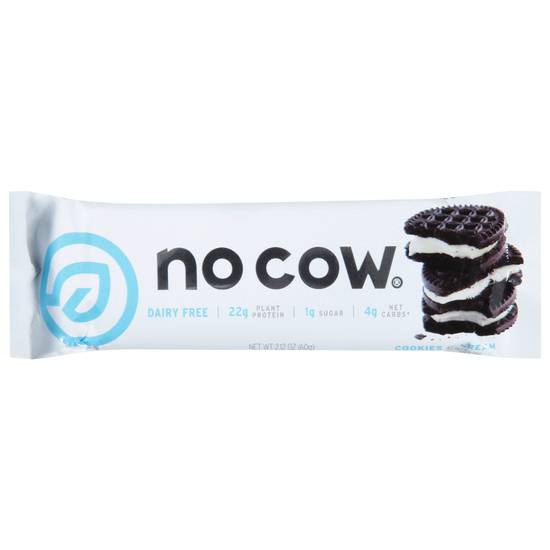 No Cow Cookies 'N Cream Protein Bar (2.1 oz)