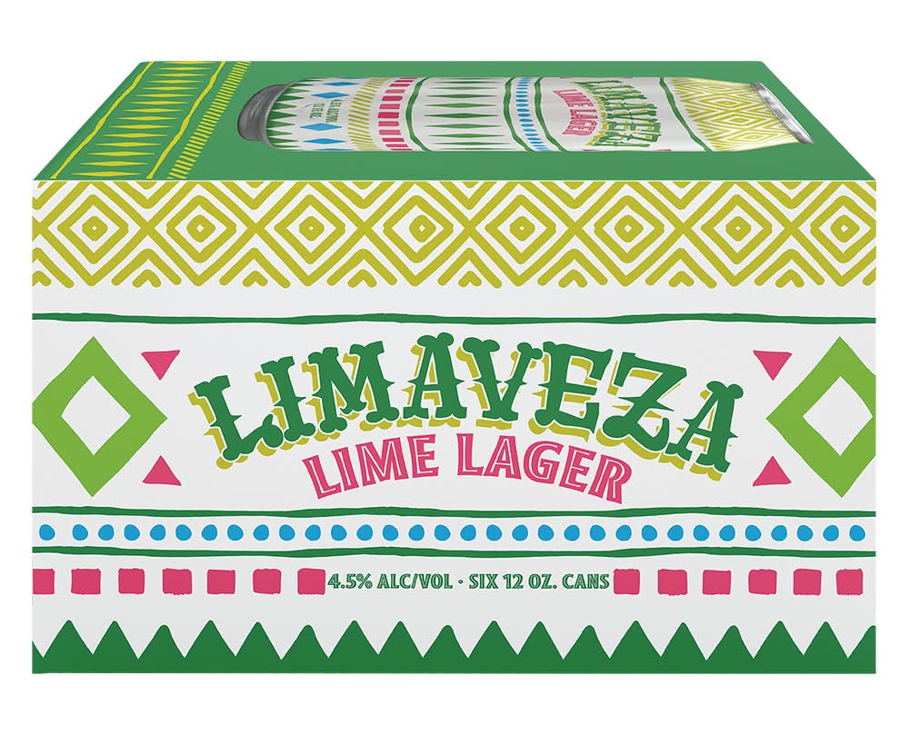 New Realm Brewing Co. Limaveza Lager Beer, Lime (6 x 12 fl oz)