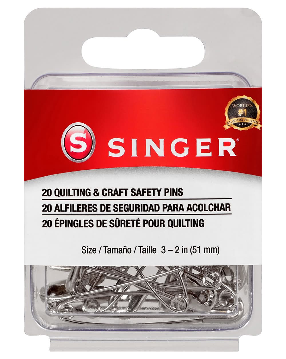 Singer Quilting & Craft Safety Pins (1.1 oz)