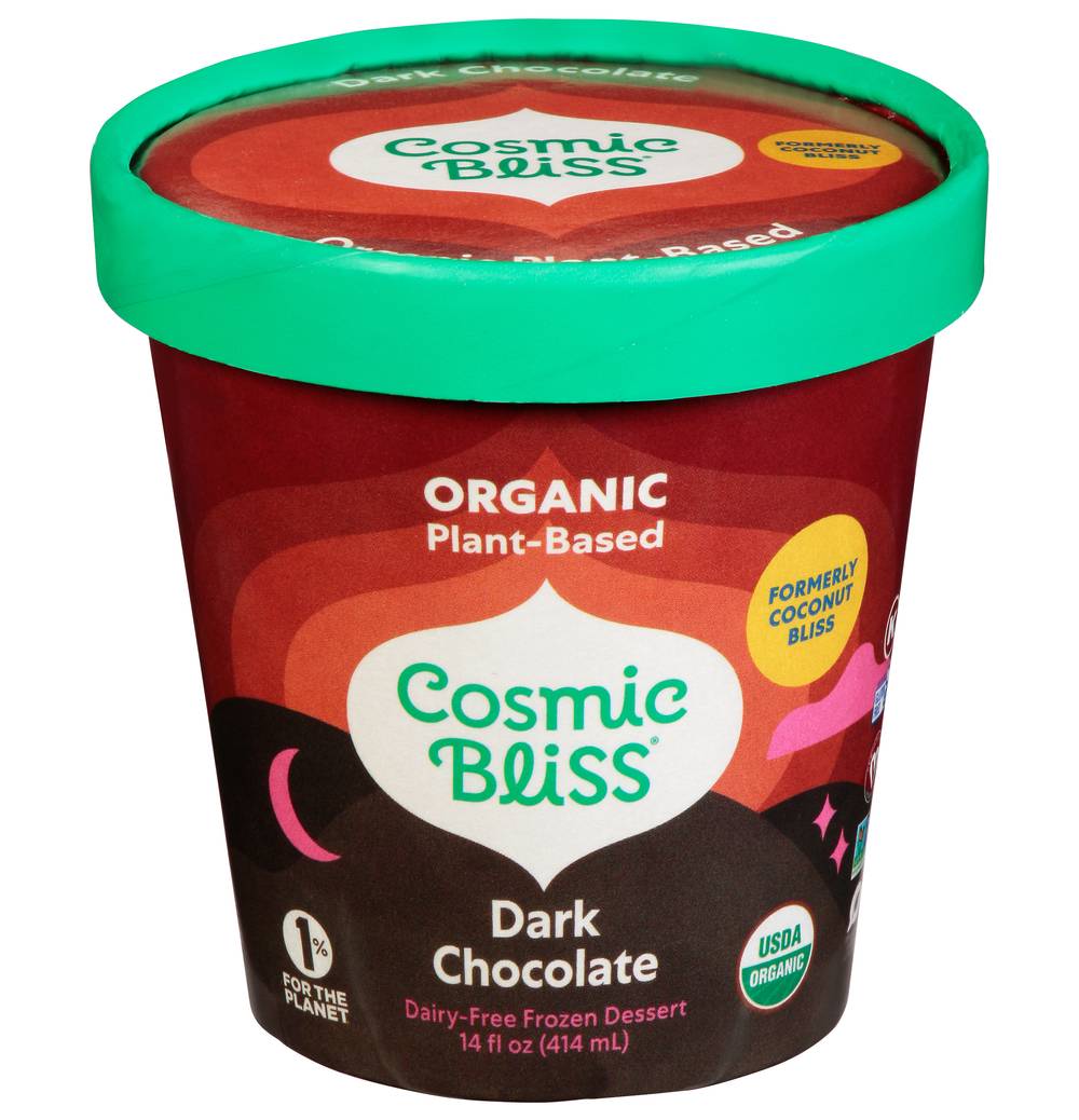 Cosmic Bliss Frozen Dessert, Dark Chocolate (14 fl oz)