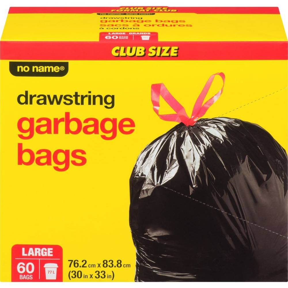 No Name Drawstring Garbage Large Bags