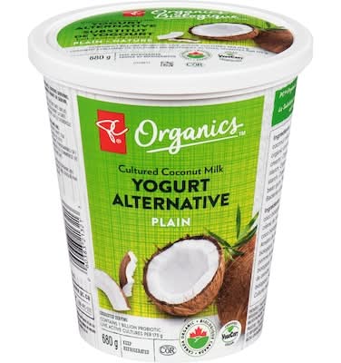 PC Organics Cultured Coconut Milk Plain Yogurt Alternative (680 g)