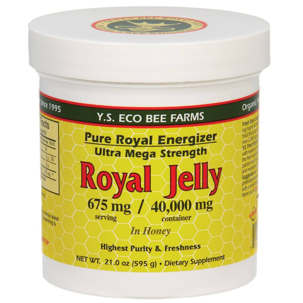 Royal Jelly In Honey - Ultra Mega Strength - 675 Mg (21 Ounces)
