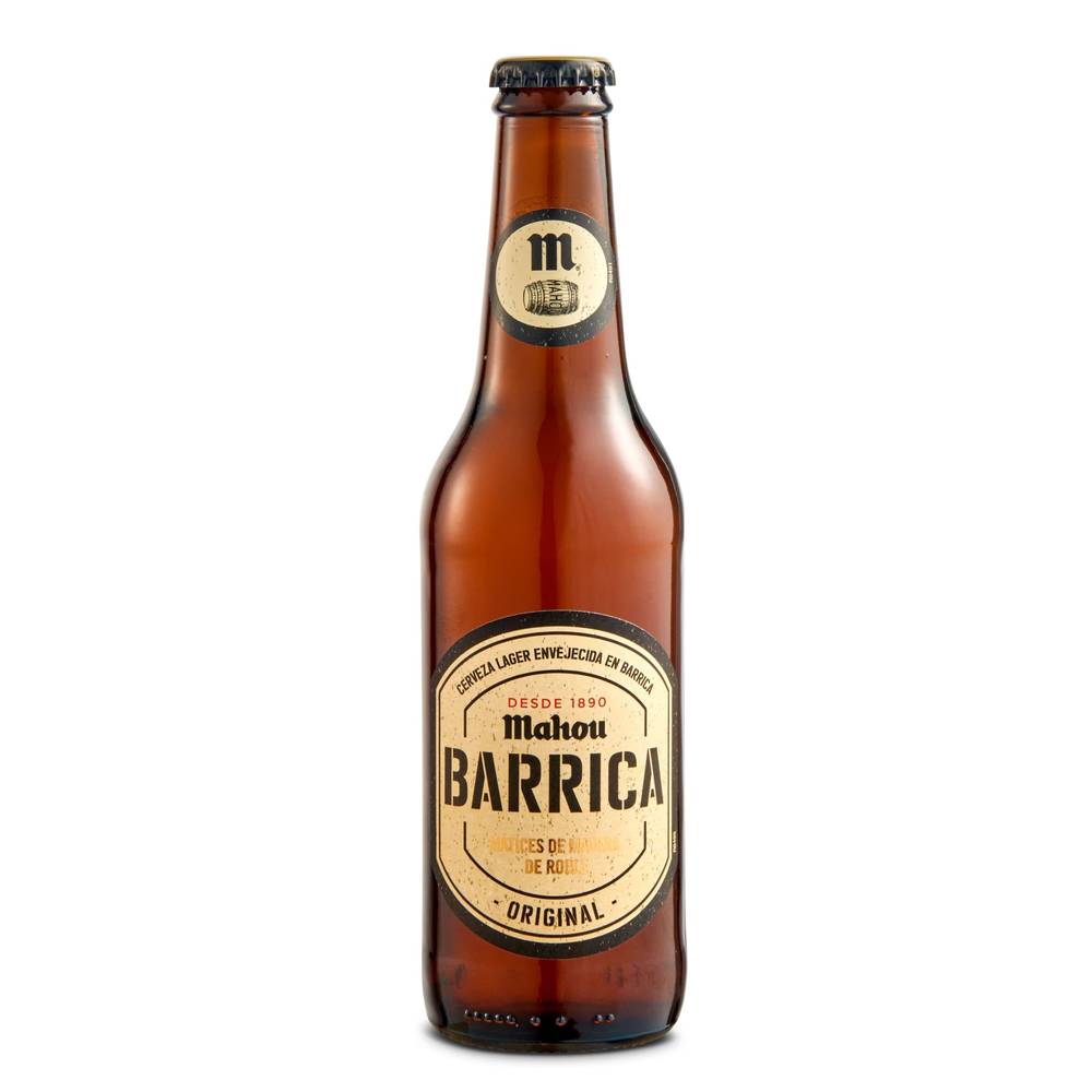 Cerveza Mahou Barrica Botella 33 Cl