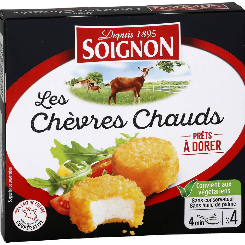 Soignon - Fromage de chèvre chaud prêt à dorer