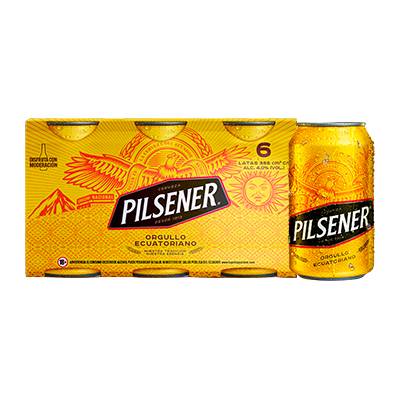 PILSENER 355 CC six pack
