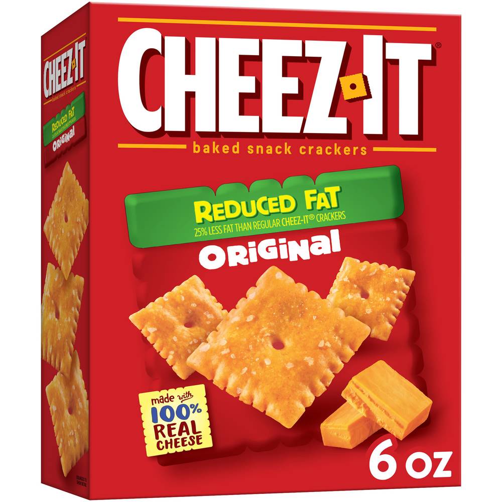 Cheez-It Reduced Fat Original Baked Snack Crackers (6 oz)