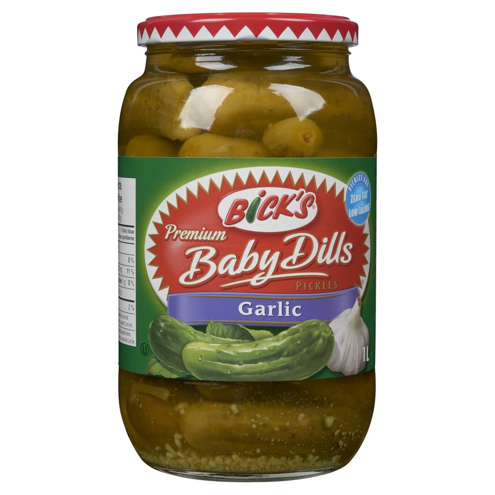 Bick's Garlic Baby Dills Pickles (1 kg)