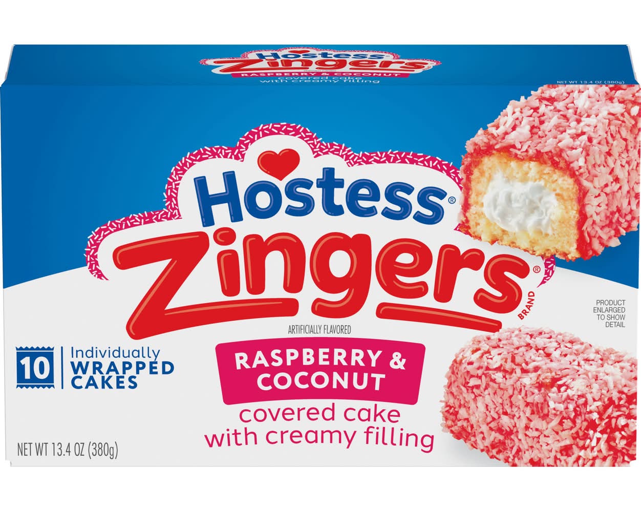 Hostess Zingers Raspberry Iced Cakes (13.4 oz)
