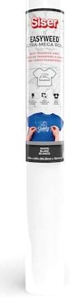 Siser Easyweed Heat Transfer Vinyl Ultra Mega Roll, 36 in, White