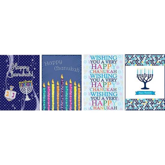Happy Hanukkah Cards 12ct