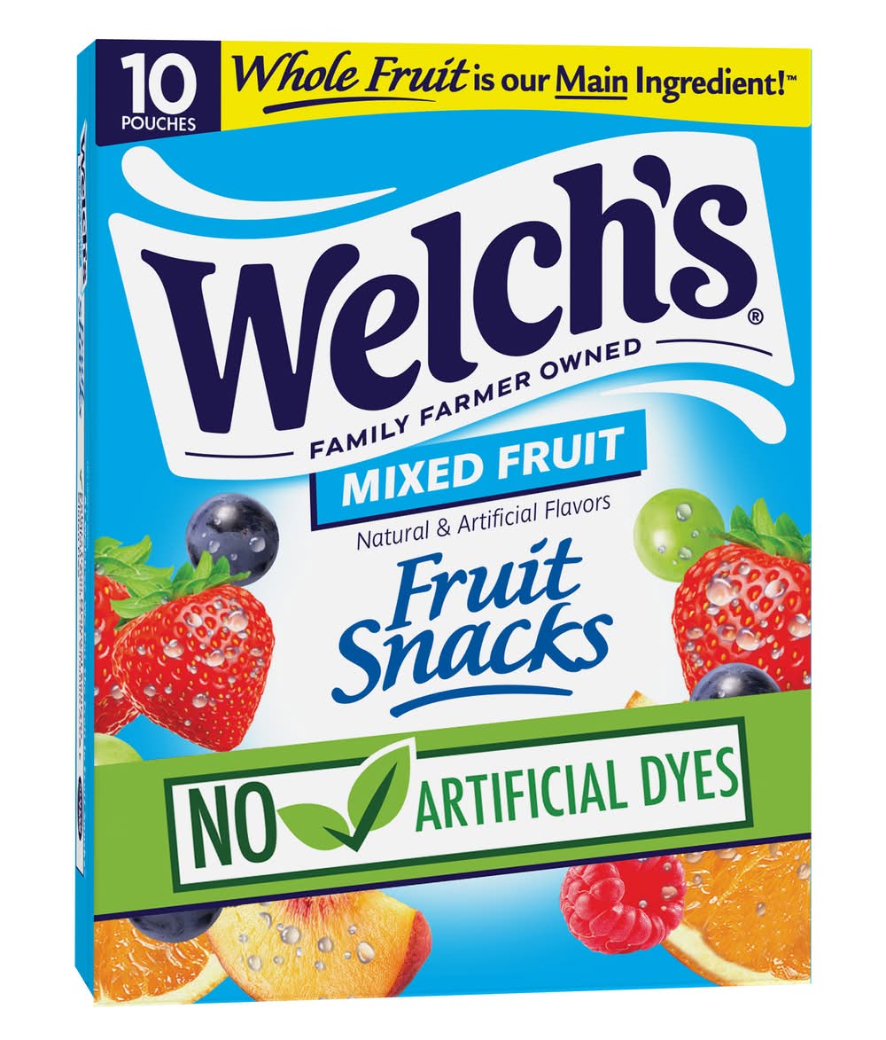 Welch's Fruit Snacks, Mixed Fruit (8 oz, 10 ct)