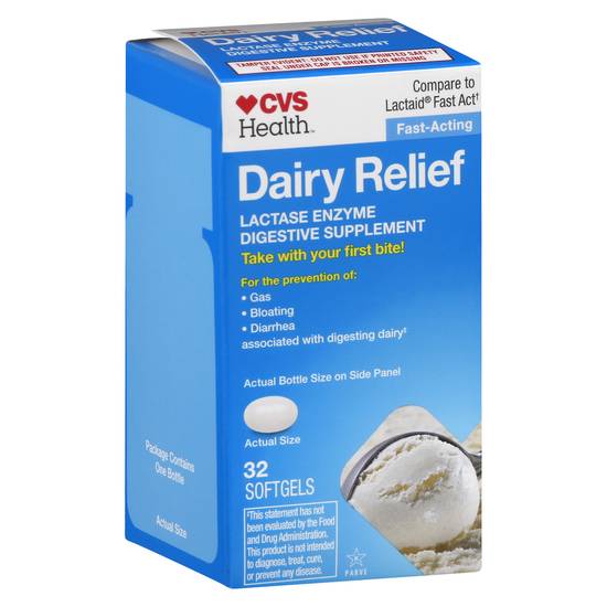 Cvs Health Lactase Enzyme Health Dairy Relief