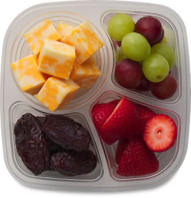 Dates Grapes Strawberry Cheese Tray (11 oz)
