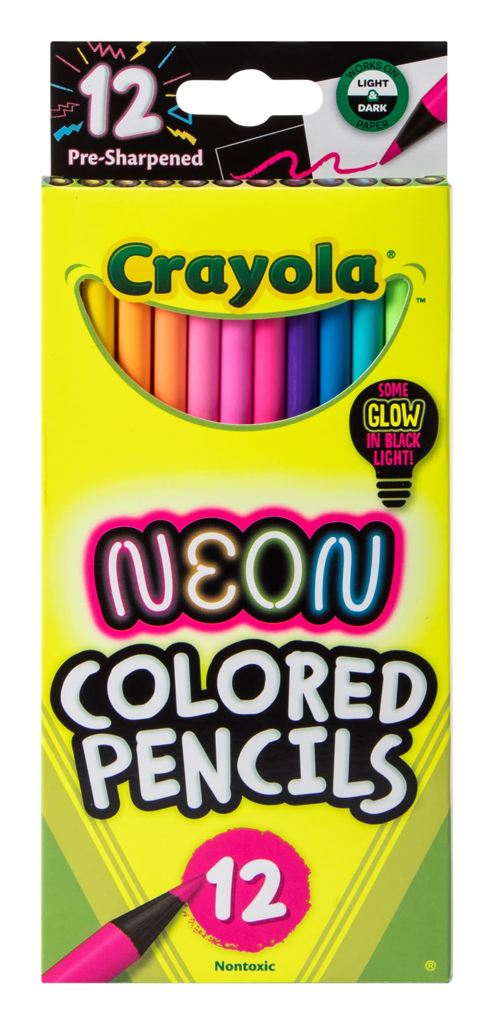 Crayola® Neon Colored Pencils 12-Pack Neon