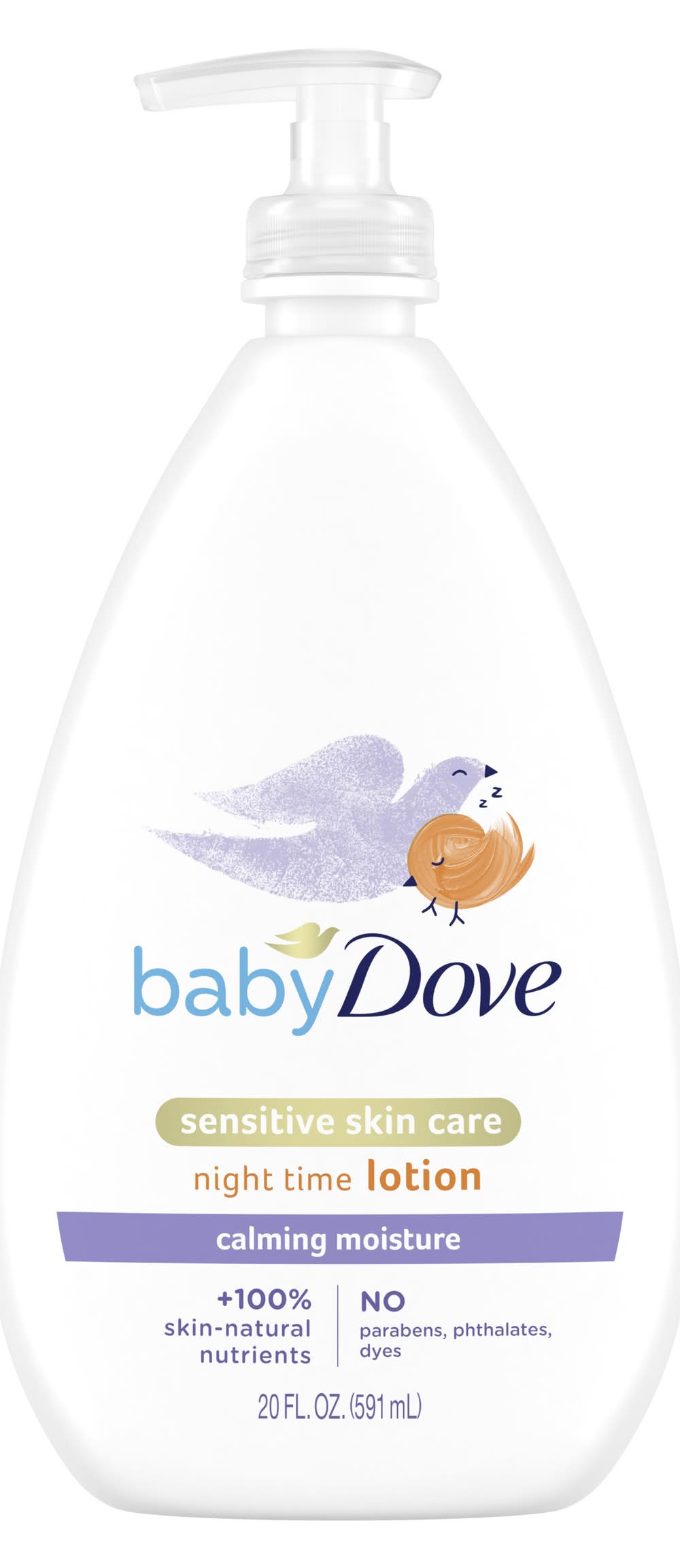 Dove Baby Sensitive Skin Care Lotion Calming Moisture (20 fl oz)