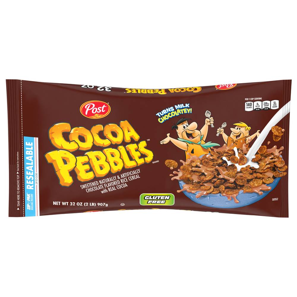 Post Pebbles Cereal, Cocoa-Chocolate (32 oz)