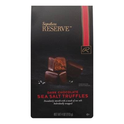 Signature Reserve Sea Salt Truffles (dark chocolate )