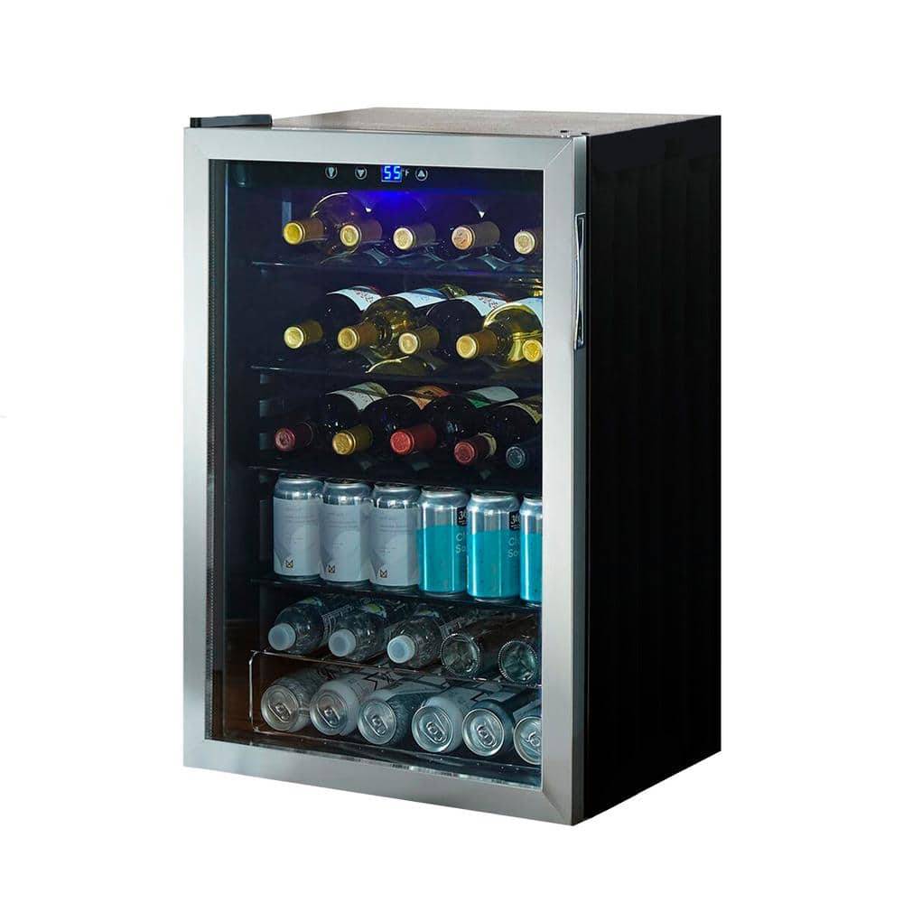 Vissani 4.3 Cu. Ft. Wine And Beverage Cooler In Stainless Steel